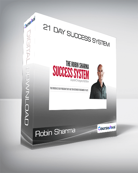 Purchuse Robin Sharma - 21 Day Success System course at here with price $497 $65.