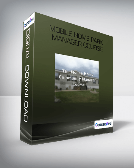 Purchuse Mobile Home Park Manager Course course at here with price $299 $56.